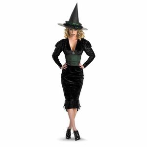 Witch costume sexy dress & hat-  medium